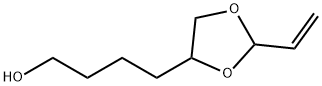 4-(4-羟基丁基)-2-乙烯基-1,3-二恶烷, 2421-08-1, 结构式