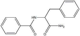 Benzenepropanamide, a-(benzoylamino)- 结构式