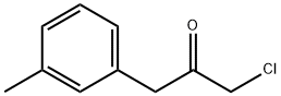 1-クロロ-3-(3-メチルフェニル)プロパン-2-オン 化学構造式