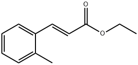 (E)-3-(邻甲苯基)丙烯酸乙酯,24393-48-4,结构式