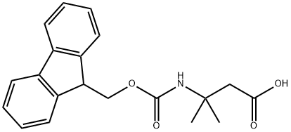 3-({[(9H-芴-9-基)甲氧基]羰基}氨基)-3-甲基丁酸,244031-65-0,结构式