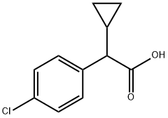 2-(4-氯苯基)-2-环丙基乙酸 结构式