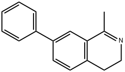 Isoquinoline,3,4-dihydro-1-methyl-7-phenyl-,24464-44-6,结构式