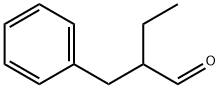 Benzenepropanal, a-ethyl- Structure