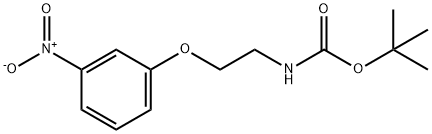 tert-Butyl (2-(3-nitrophenoxy)ethyl)carbamate 化学構造式