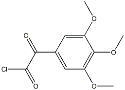 2-oxo-2-(3,4,5-trimethoxyphenyl)acetyl chloride Structure