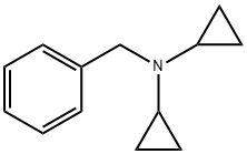 N-benzyl-N-cyclopropylcyclopropanamine 化学構造式