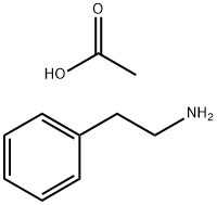 Benzeneethanamine, acetate Structure
