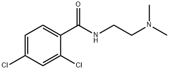 2,4-dichloro-N-[2-(dimethylamino)ethyl]benzamide Structure