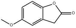 2(3H)-Benzofuranone, 5-methoxy- 化学構造式