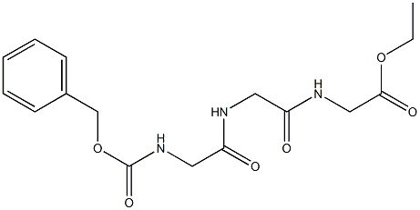 Glycine,N-[N-[N-[(phenylmethoxy)carbonyl]glycyl]glycyl]-, ethyl ester (9CI)
