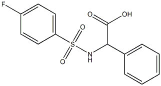 250714-71-7 2-([(4-氟苯基)磺酰基]氨基)-2-苯乙酸