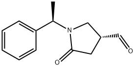 (R)-5-Oxo-1-((R)-1-phenylethyl)pyrrolidine-3-carbaldehyde Structure