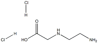 N-(2-氨基乙基)甘氨酸二盐酸盐 结构式