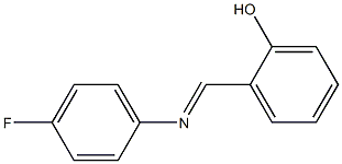 4-Fluoro-N-salicylideneaniline Structure