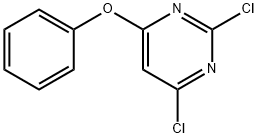 2,4-dichloro-6-phenoxypyrimidine Structure