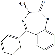 2H-1,4-Benzodiazepin-2-one, 3-amino-1,3-dihydro-5-phenyl-, (3S)-|(-)-(3S)-3-氨基-5-苯基-1,3-二氢-2H-1,4-苯并二氮杂卓-2-酮