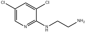 N1-(3,5-dichloropyridin-2-yl)ethane-1,2-diamine 化学構造式