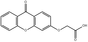 2-((9-OXO-9H-XANTHEN-3-YL)OXY)ACETIC ACID, 25363-95-5, 结构式