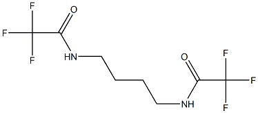 Acetamide, N,N'-1,4-butanediylbis[2,2,2-trifluoro- Structure