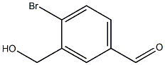 4-Bromo-3-(hydroxymethyl)benzaldehyde, 254744-15-5, 结构式