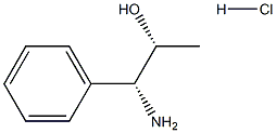 (1R,2R)-1-Amino-1-phenylpropan-2-ol hydrochloride Structure