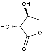 (3R,4S)-3,4-dihydroxyoxolan-2-one 化学構造式