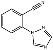 Benzonitrile, 2-(1H-1,2,4-triazol-1-yl)- 化学構造式