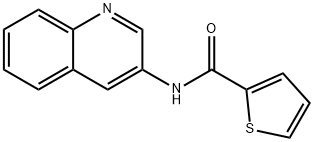 N-(quinolin-3-yl)thiophene-2-carboxamide Structure