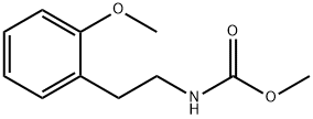 methyl [2-(2-methoxyphenyl)ethyl]carbamate Struktur