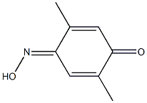 2,5-Cyclohexadiene-1,4-dione,2,5-dimethyl-, 1-oxime Structure