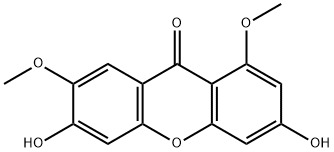 3,6-二羟基-1,7-二甲氧基呫吨酮,262292-34-2,结构式