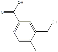 3-(羟甲基)-4-甲基苯甲酸,262855-94-7,结构式