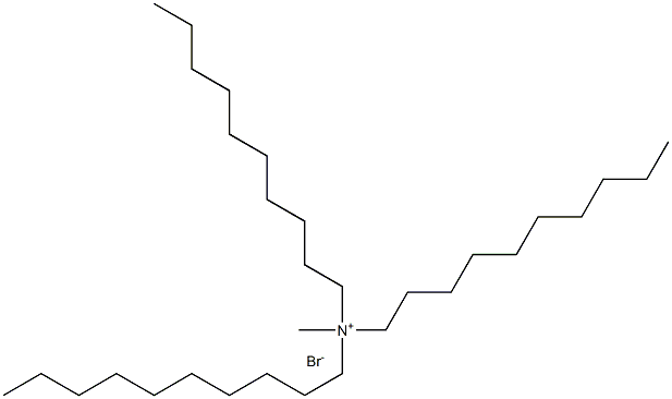 1-Decanaminium, N,N-didecyl-N-methyl-, bromide Structure