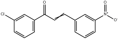 (2E)-1-(3-chlorophenyl)-3-(3-nitrophenyl)prop-2-en-1-one Structure