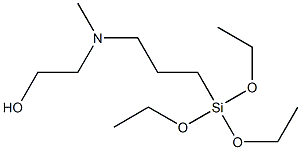 Ethanol, 2-[methyl[3-(triethoxysilyl)propyl]amino]- Structure