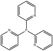 トリス(2-ピリジル)ホスフィン 化学構造式