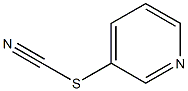 Thiocyanic acid, 3-pyridinyl ester Structure