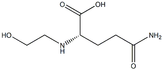 L-Glutamine, N-(2-hydroxyethyl)- 化学構造式