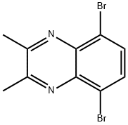 5,8-Dibromo-2,3-dimethyl-quinoxaline Structure