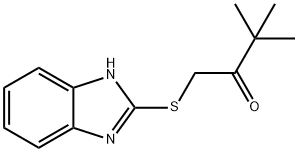 1-(1H-benzimidazol-2-ylsulfanyl)-3,3-dimethyl-2-butanone Structure