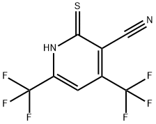 4,6-BIS(TRIFLUOROMETHYL)-1,2-DIHYDRO-2-THIOXOPYRIDINE-3-CARBONITRILE Struktur