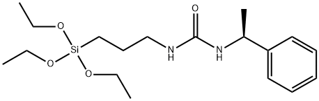 (s)-n-1-phenylethyl-n'-triethoxysilylpropylurea Structure