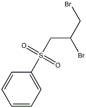 Benzene, [(2,3-dibromopropyl)sulfonyl]- Structure