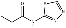 N-(1,3,4-Thiadiazol-2-yl)propionamide 化学構造式