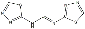 Methanimidamide,N,N'-di-1,3,4-thiadiazol-2-yl- Struktur