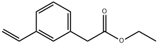 BENZENEACETIC ACID, 3-ETHENYL-, ETHYL ESTER Struktur