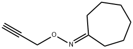 N-(prop-2-yn-1-yloxy)cycloheptanimine Struktur