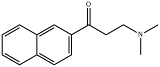 3-(二甲基氨基)-1-(2-萘)-1-丙酮 结构式