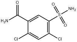 2,4-dichloro-5-sulfamoylbenzamid Structure
